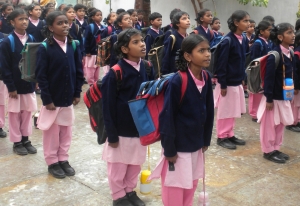 Wings Girls Lined Up  