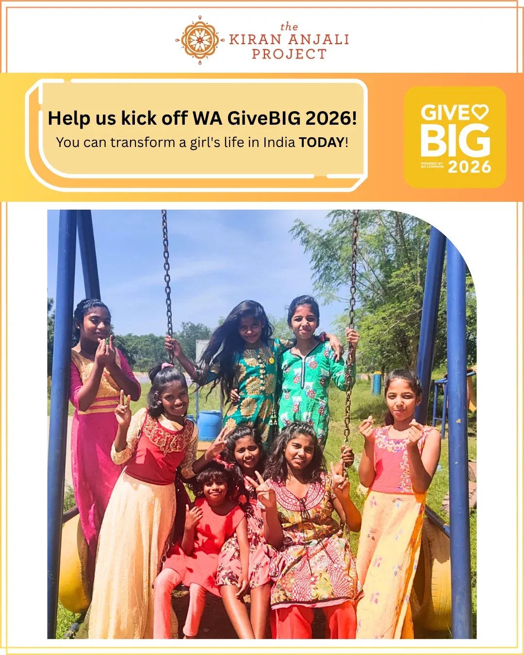 WA Give Big 2026 - More than a playground. More than a classroom.